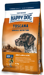Гипоаллергенный корм для собак Happy Dog Тоскана