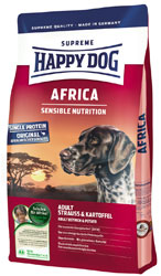 Гипоаллергенный корм для собак Happy Dog Африка
